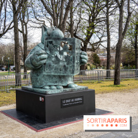 Exposition Geluck sur les Champs-Elysées 