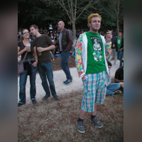 Rock en seine 2009 -
Le vert va si bien au teint !