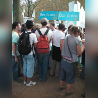 Rock en Seine 2009 - 
Succès du bar à eau