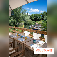 La plage et le brunch EffetMer de la Maison Louveciennes 