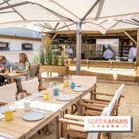 La plage et le brunch EffetMer de la Maison Louveciennes 