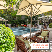 La terrasse du Royal Monceau en mode estivale