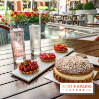 La terrasse du Royal Monceau en mode estivale