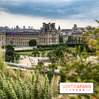 Visuel Paris, vue du Meurice suite Etoile - Jardin des Tuileries