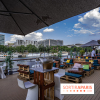 Solarium, la péniche au pied de la Cité de la Mode et du Design