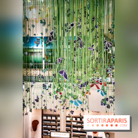 Les fleurs de Thebe Magugu au Bon Marché