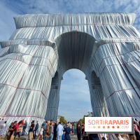L'Arc de Triomphe empaqueté, nos photos