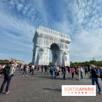 L'Arc de Triomphe empaqueté, nos photos