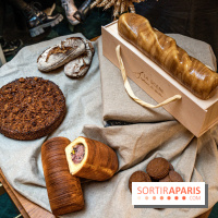 Photos : Les Bûches de Noël 2021 et galettes 2022 de Pierre Chirac et Stephanie Le Quellec