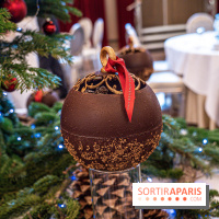 Photos : Bûche de Noël du Plaza Athénée 2021 et galette des rois 2022