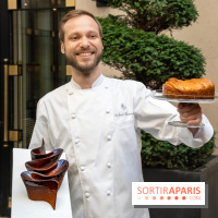 La Bûche de Noël 2021 et galette des rois 2022 de Michael Bartocetti au George V