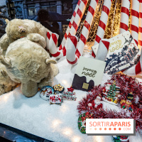 Photos : les vitrines et décorations de Noël du Bon Marché 2021