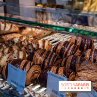 Photos : Boulangerie Baptiste aux Batignolles par Joël Defives - pain au chocolat