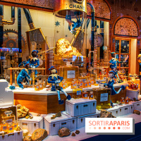 Inauguration des Vitrines de Noël des Galeries Lafayette 2021, les photos