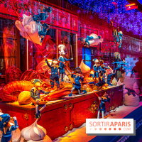 Inauguration des Vitrines de Noël des Galeries Lafayette 2021, les photos