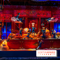 Inauguration des Vitrines de Noël des Galeries Lafayette 2021, les photos