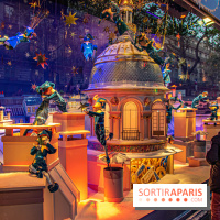 Inauguration des Vitrines de Noël des Galeries Lafayette 2021, les photos