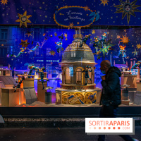 Inauguration des Vitrines de Noël des Galeries Lafayette 2021, les photos