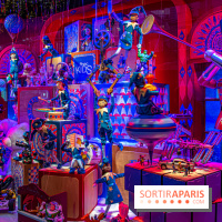 Inauguration des Vitrines de Noël des Galeries Lafayette 2021, les photos