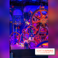 Inauguration des Vitrines de Noël des Galeries Lafayette 2021, les photos