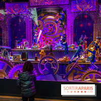 Inauguration des Vitrines de Noël des Galeries Lafayette 2021, les photos