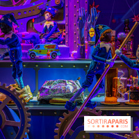 Inauguration des Vitrines de Noël des Galeries Lafayette 2021, les photos