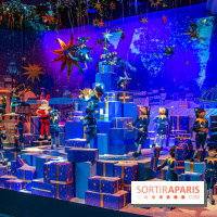 Inauguration des Vitrines de Noël des Galeries Lafayette 2021, les photos