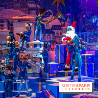 Inauguration des Vitrines de Noël des Galeries Lafayette 2021, les photos