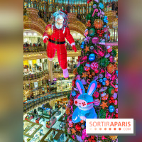 Le sapin des Galeries Lafayettes 2021 