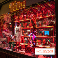 Inauguration vitrines et sapin des Galeries Lafayettes 2021 