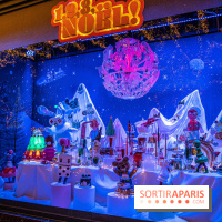 Inauguration vitrines et sapin des Galeries Lafayettes 2021 