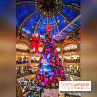 Inauguration vitrines et sapin des Galeries Lafayettes 2021 