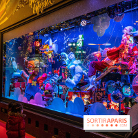 Inauguration vitrines et sapin des Galeries Lafayettes 2021 