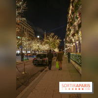 Illuminations de Noël 2021 de l'avenue Montaigne : nos photos