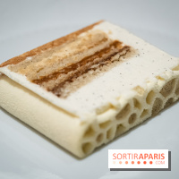 Photos : Bûche de Noël du Cheval Blanc par Maxime Fréderic 2021