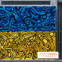 Le monde du street art se mobilise pour l'Ukraine à Paris, les photos