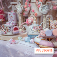 Le Jardin de Mademoiselle en mode Fête foraine sous la neige 