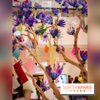 Les bouteilles à la mer, l'exposition poétique et florale autour de la pollution à Beaugrenelle