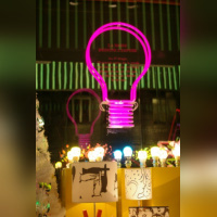 Le BHV illuminé par Beth Ditto et Jean-Charles de Castelbajac - Noël 2009