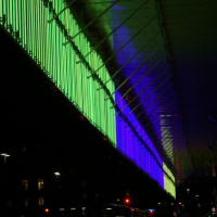 Le BHV illuminé par Beth Ditto et Jean-Charles de Castelbajac - Noël 2009