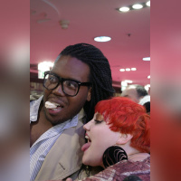 Le BHV illuminé par Beth Ditto et Jean-Charles de Castelbajac - Noël 2009