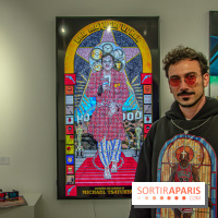 Pop Corn Time, nos photos de l'exposition de toiles et de NFT à la galerie Goldshteyn-Saatort