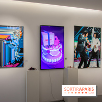 Pop Corn Time, nos photos de l'exposition de toiles et de NFT à la galerie Goldshteyn-Saatort