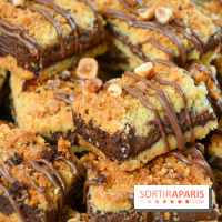 Un bar à glaces et un dessert dans un train de la Félicita