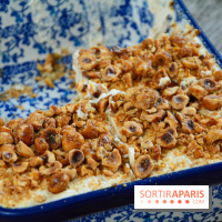 Un bar à glaces et un dessert dans un train de la Félicita