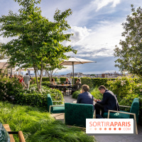Le jardin estival sur les terrasses du cheval Blanc