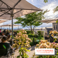 Le jardin estival sur les terrasses du cheval Blanc