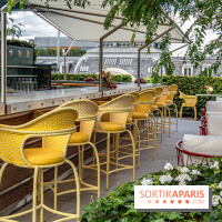 Le jardin estival sur les terrasses du cheval Blanc
