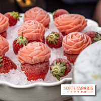 Le jardin estival sur les terrasses du cheval Blanc