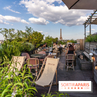 La terrasse en Rooftop du Brach, le bar perché dans un jardin potager -  A7C7698